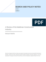 A Review of The Maldivian Construction Industry