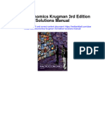 Full download Macroeconomics Krugman 3Rd Edition Solutions Manual pdf