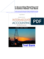 Full Download Intermediate Accounting Reporting and Analysis 2Nd Edition Wahlen Test Bank PDF