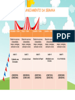 Planejamento Da Semana: Segunda - Feira Terça - Feira Quarta - Feira Quinta - Feira Sexta - Feira