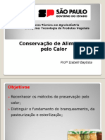 Aula TPV Conservação Pelo Calor