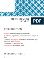 Measurement Scales