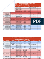 Horarios Semestre Actual