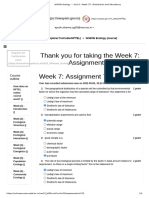 Wildlife Ecology - - Unit 9 - Week (7) - Distribution and Abundance