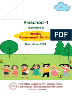 Assessment Booklet Preschool 1 May June