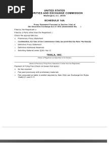 Tesla Proxy Statement 2024