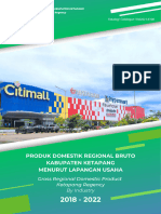 Produk Domestik Regional Bruto Kabupaten Ketapang Menurut Lapangan Usaha 2018-2022