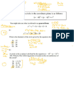 Circle and Vertex Form