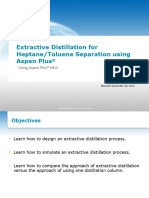 Dist-012 Extractive Distillation