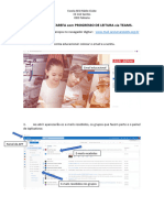 Tutorial Tarefa Progresso de Leitura - Professor