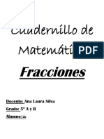 5to Cuadernillo Fracciones