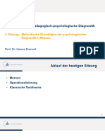 Pädagogisch-Psychologische Diagnostik - 03.sitzung - Methodische Grundlagen I - Messen