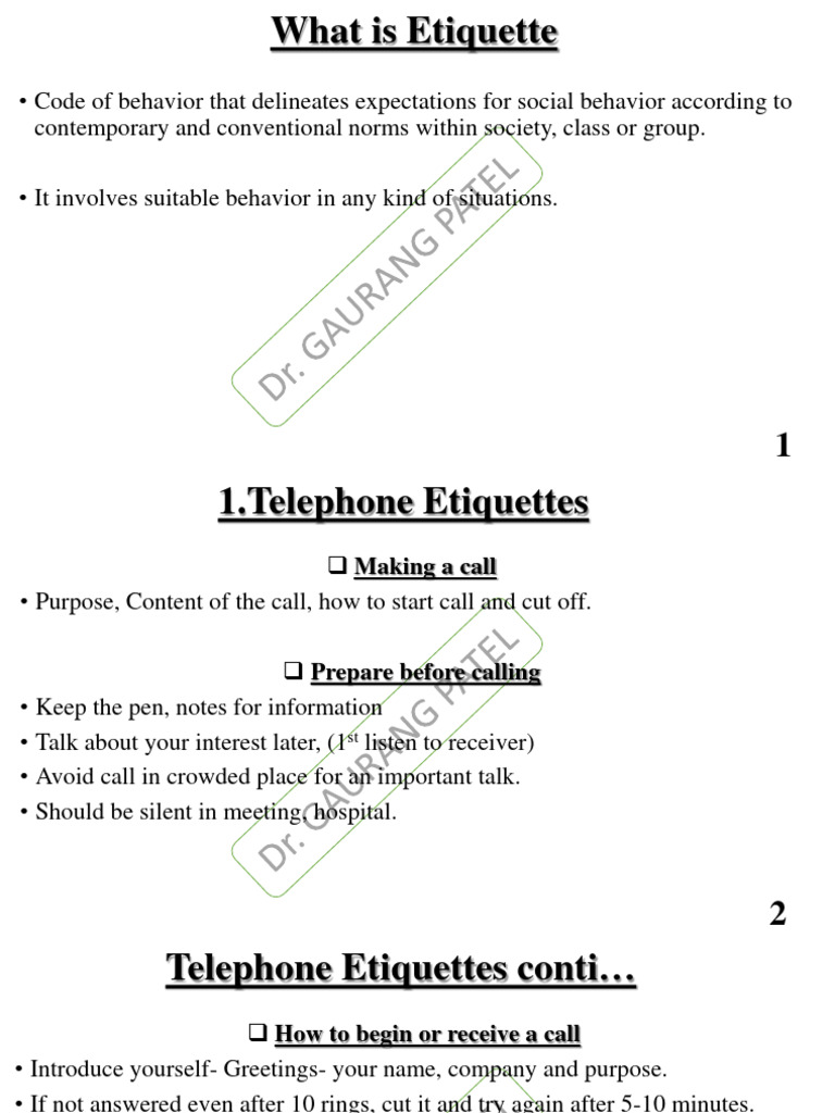 Unit 5 Etiquettes | PDF | Etiquette | Human Communication