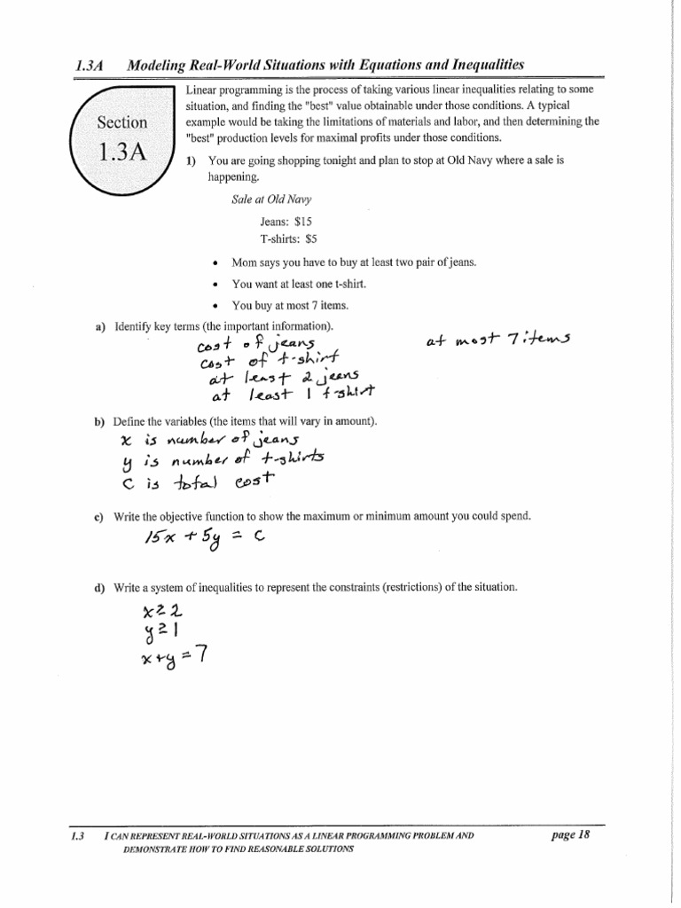 1.3A Notes | PDF
