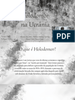 Holodomor Da Ucrânia - Trabalho