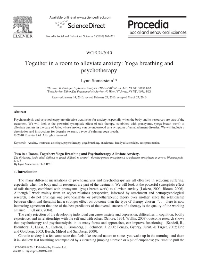 Procedia Social and Behavioral Sciences PDF Psychoanalysis