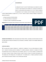 Ejercicios Plan de Requerimientos de Materiales