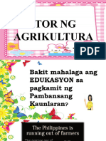 Sektor NG Agrikultura Ikatlong Linggo