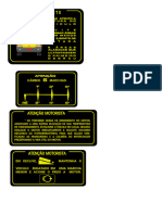 Adesivos de Advertencia de Altura