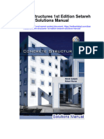 Full Concrete Structures 1St Edition Setareh Solutions Manual PDF