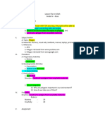 Lesson Plan in Math Sampling 2