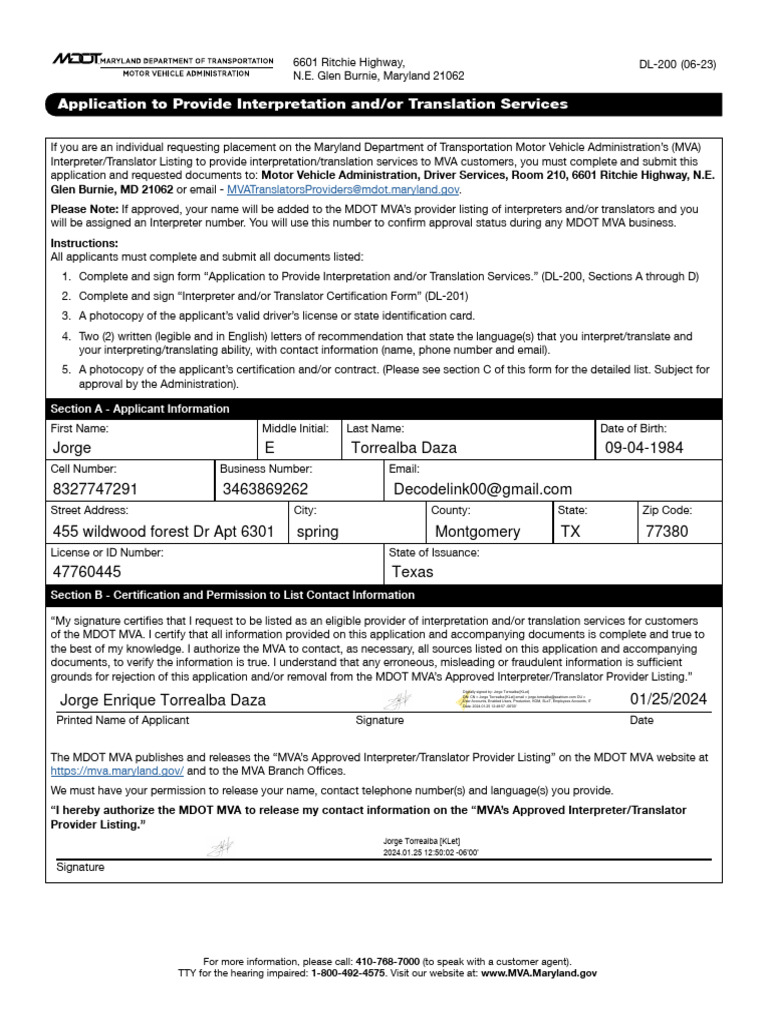 Dl 200 pdf language interpretation professional certification