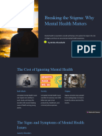 Breaking The Stigma Why Mental Health Matters