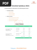 TCS NQT Detailed Syllabus 2024