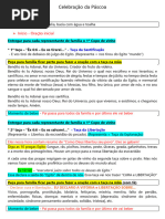 Ritual do Seder Pascal: Passo a Passo | PDF | Páscoa judaica | Eucaristia