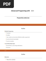 Basics of Modular Programming