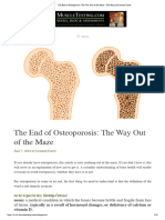 The End of Osteoporosis - The Way Out of The Maze - The Blog of Leonard Carter