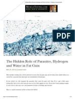 The Hidden Role of Parasites, Hydrogen and Water in Fat Gain - The Blog of Leonard Carter