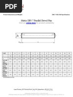 Dowel Pins: Standards & Specifications | PDF | Mechanical Engineering