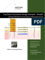 9_Top_Down Excavation_Building Damage Assessment Example