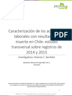 Caracterizacion de Los Accidentes Laborales Con Resultado de Muerte en Chile Estudio Transversal Sobre Registros de 2014 y 2015