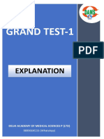 Offline Grand Test -1 Explanation