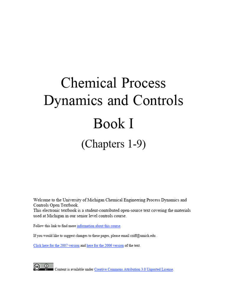 Chemical Process Dynamics and ControlsBook 1 PDF Flow Measurement