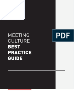 Meeting Culture Best Practice Guide
