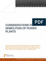 Considerations For Demolition of Power Plants 9-24-23 - FINAL