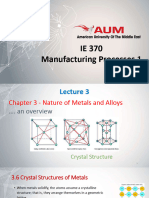 IE 370 - Lecture 3 - Nature of Metals and Alloys