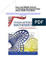 Download full Elementary And Middle School Mathematics Teaching Developmentally 9Th Edition Walle Test Bank pdf