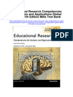 Full Educational Research Competencies For Analysis and Applications Global Edition 11Th Edition Mills Test Bank PDF