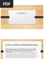 Lesson 4 - Strategic Management