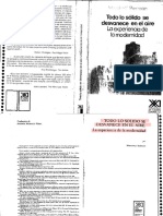 BERMAN, Marshall (2011) Todo Lo Sólido Se Desvanece en El Aire. La Experiencia de La Modernidad. (Fragmento de La Introducción)