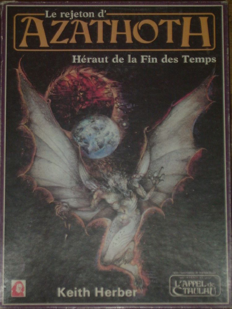 Coffret édition Limitée LE REJETON D'AZATHOTH - L'Appel De Cthulhu JDR
