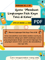 Membuat Lingkungan Fisik Kaya Teks Di Kelas