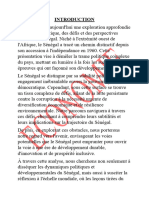 Exposé Sur Les Avantages Politiques Et Inconvenients Du Sénégal