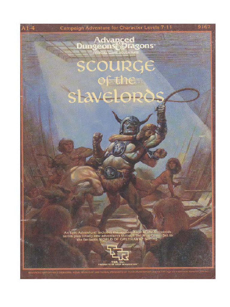 A1-4 - Scourge of The Slave Lords | PDF | Dungeons & Dragons | Fantasy