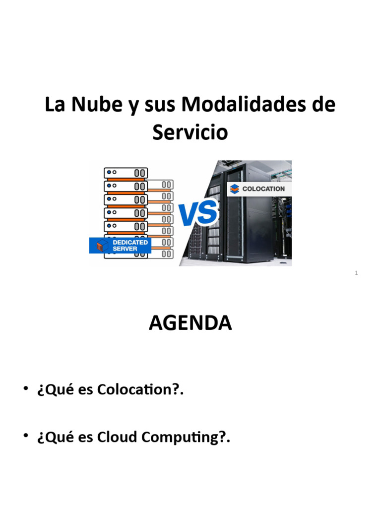Colocation vs. Cloud Computing: Claves SEO | PDF | Computación en la ...