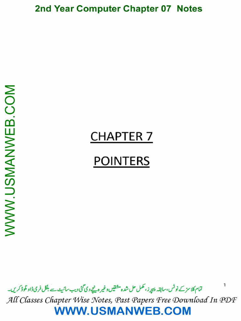 12th Computer Chapter 7 Notes | PDF